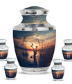 Father Fishing Funeral Urns - Urns For Human Ashes Dad