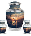 Father Fishing Funeral Urns - Urns For Human Ashes Dad