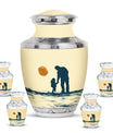 Father and Daughter Cremation Urns - Decorative Urn For Human Ashes