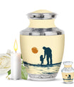 Father and Daughter Cremation Urns - Decorative Urn For Human Ashes