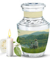 Father Son Fishing Memorial Urns - Beautiful Burial Urns For Ashes