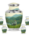 Father Son Fishing Memorial Urns - Beautiful Burial Urns For Ashes