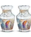 Feather Urn For Human Remains Funeral - Memorial Keepsakes For Ashes