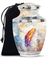 Feather Urn For Human Remains Funeral - Memorial Keepsakes For Ashes