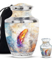 Feather Urn For Human Remains Funeral - Memorial Keepsakes For Ashes