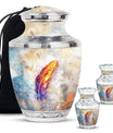 Feather Urn For Human Remains Funeral - Memorial Keepsakes For Ashes