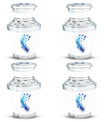 Feather Blue Flying Bird Cremation Urns - Memorial Urn For Women Ashes