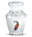 White Feather Urn For Human Ashes - Urn For Female