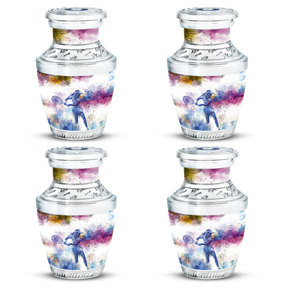 Personalized Tennis Cremation Urn for Human Ashes - 10-inch, 200 cu in - Yatskia