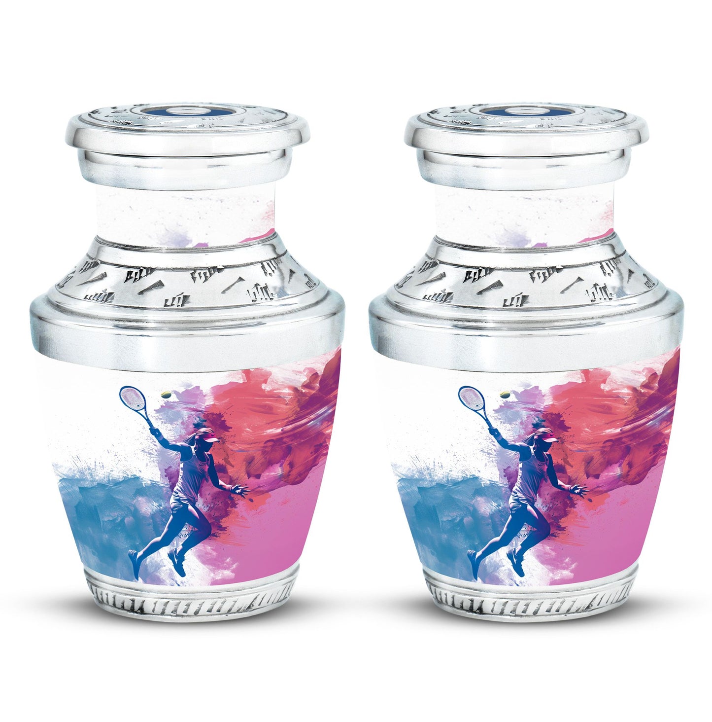 Personalized Tennis Cremation Urn for Human Ashes - 10-inch, 200 cu in - Yatskia