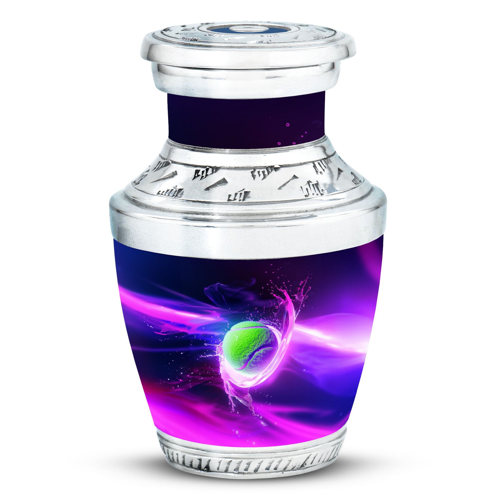Green Tennis Ball Funeral Urn - Urn For Athletes