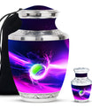 Green Tennis Ball Funeral Urn - Urn For Athletes