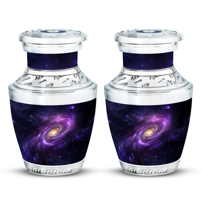 Personalized Galaxy Cremation Urn for Women - 10-inch, 200 cu in - Yatskia