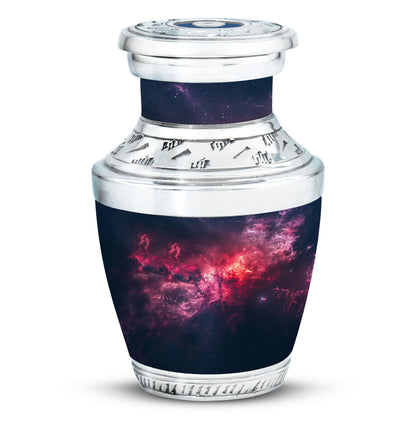 Personalized Galaxy Cremation Urn for Men - 10-inch, 200 cu in - Yatskia