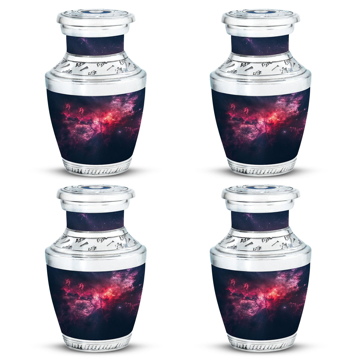 Personalized Galaxy Cremation Urn for Men - 10-inch, 200 cu in - Yatskia