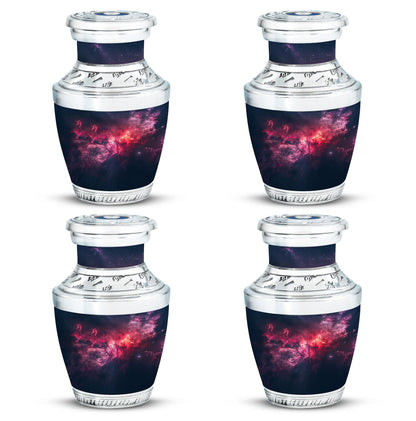 Personalized Galaxy Cremation Urn for Men - 10-inch, 200 cu in - Yatskia