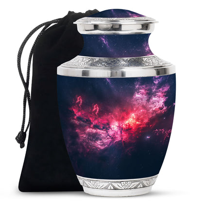 Personalized Galaxy Cremation Urn for Men - 10-inch, 200 cu in - Yatskia