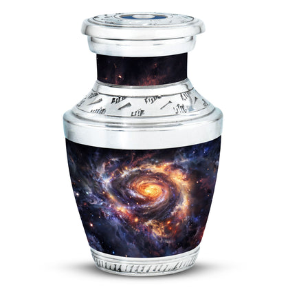 Personalized Galaxy Cremation Urn for Loved One - 10-inch, 200 cu in - Yatskia