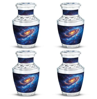Personalized Galaxy Cremation Urn for Men & Women - 10-inch, 200 cu in - Yatskia