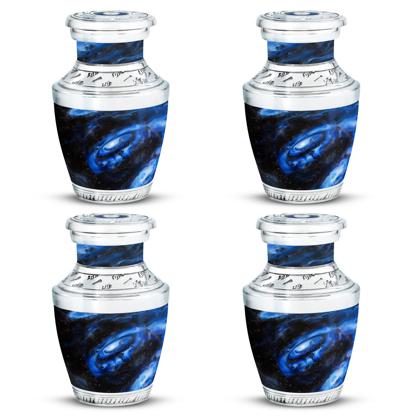 Personalized Galaxy Cremation Urn for Men - 10-inch, 200 cu in - Yatskia