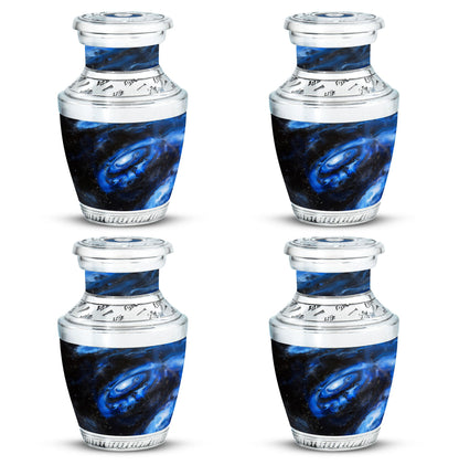 Personalized Galaxy Cremation Urn for Men - 10-inch, 200 cu in - Yatskia