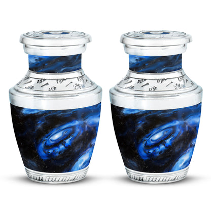 Personalized Galaxy Cremation Urn for Men - 10-inch, 200 cu in - Yatskia