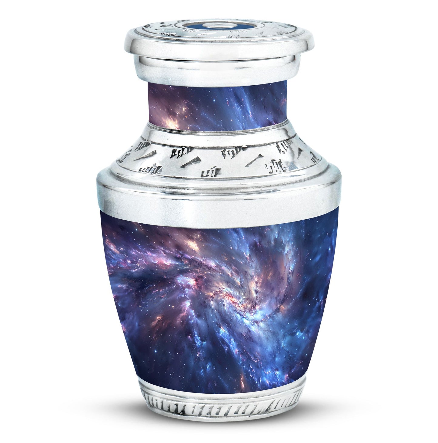 Personalized Galaxy Cremation Urn for Men - 10-inch, 200 cu in - Yatskia
