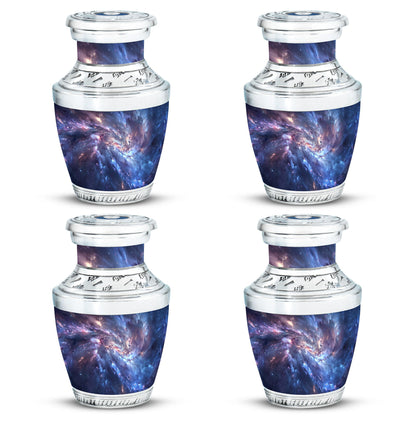 Personalized Galaxy Cremation Urn for Men - 10-inch, 200 cu in - Yatskia