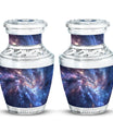 Stylized Artistic Decorative Galaxy Urn - Large Human Ashes Urn
