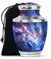 Stylized Artistic Decorative Galaxy Urn - Large Human Ashes Urn