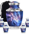 Stylized Artistic Decorative Galaxy Urn - Large Human Ashes Urn