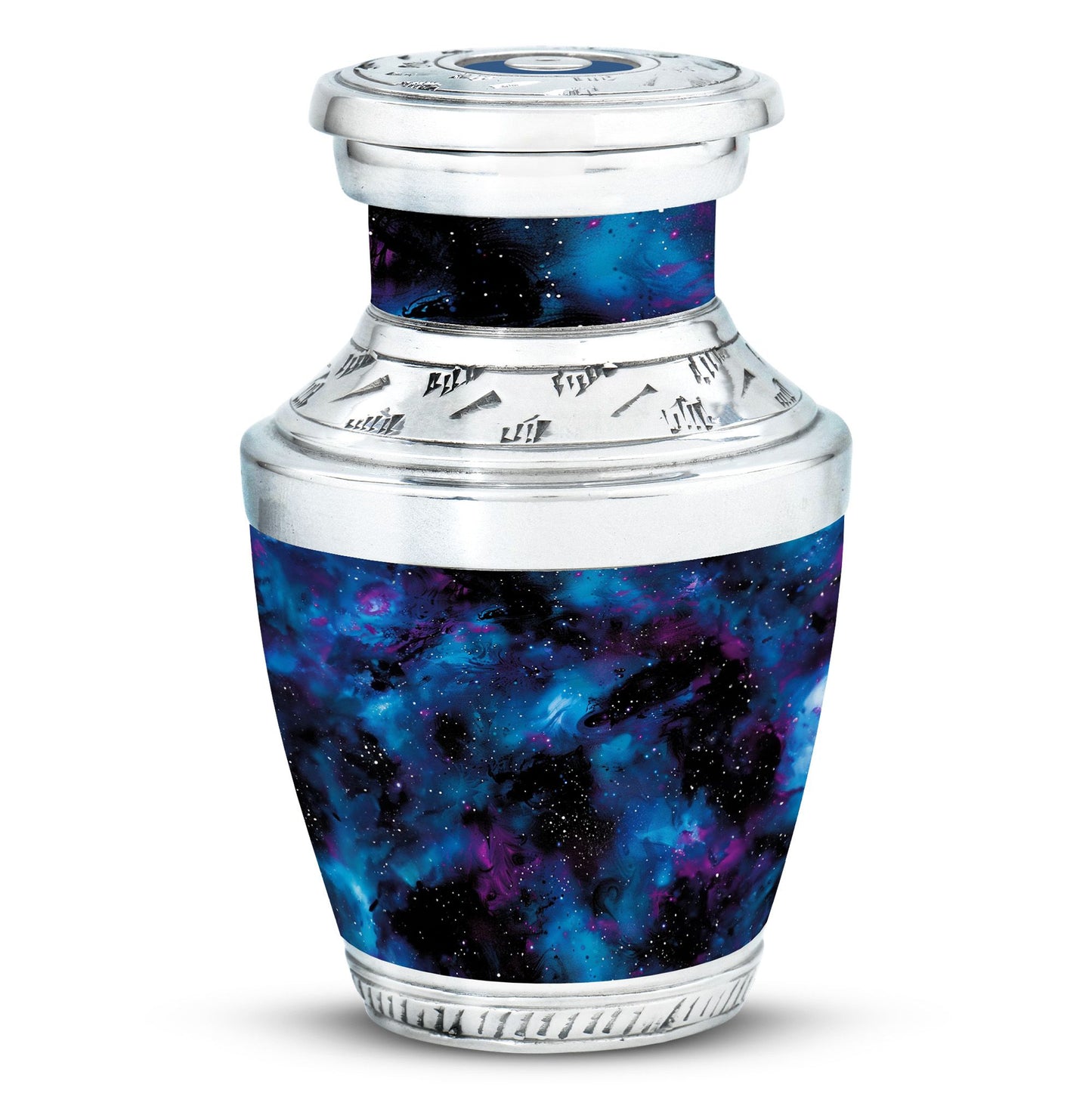 Personalized Galaxy Cremation Urn for Loved One - 10-inch, 200 cu in - Yatskia