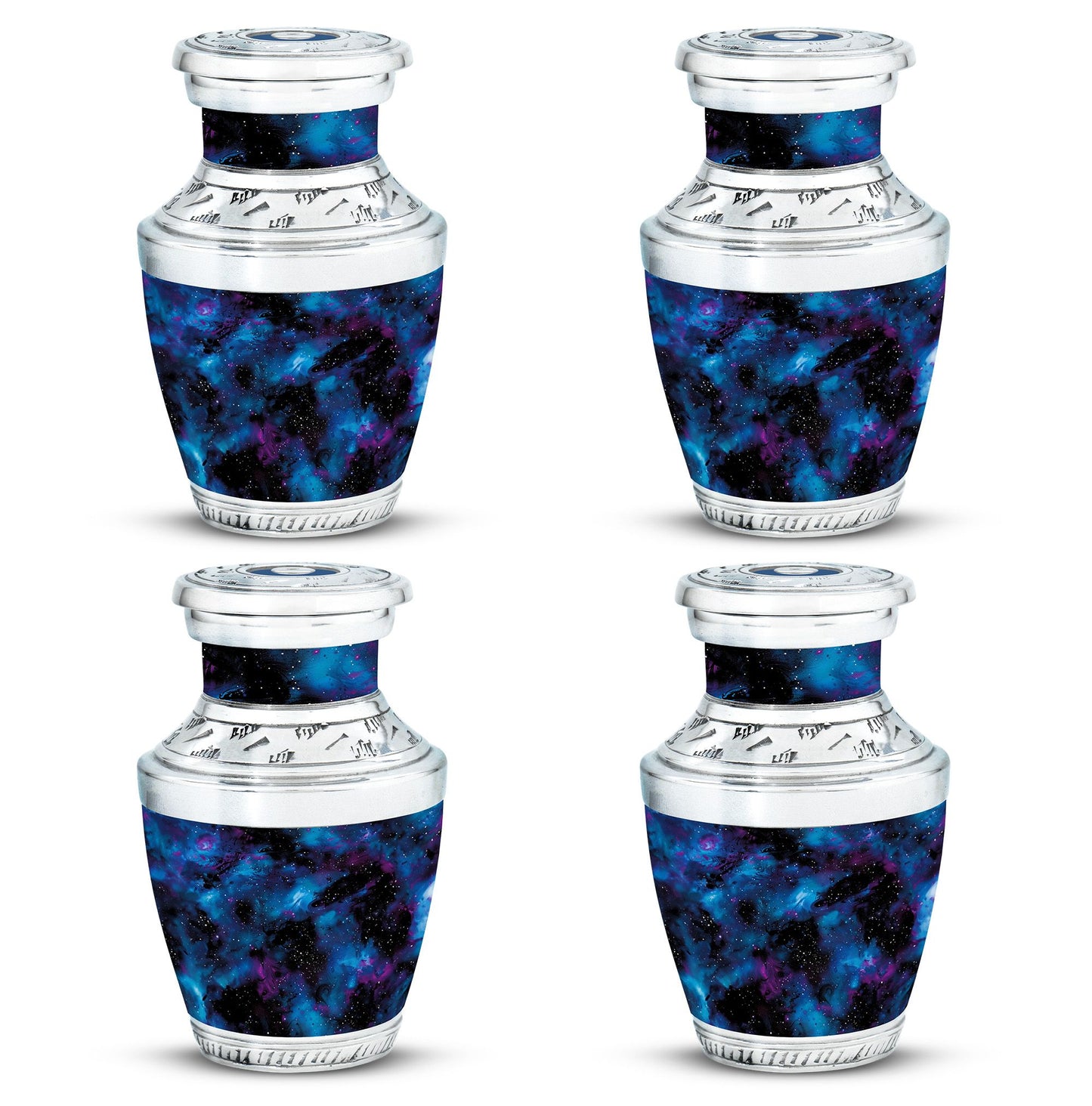 Personalized Galaxy Cremation Urn for Loved One - 10-inch, 200 cu in - Yatskia