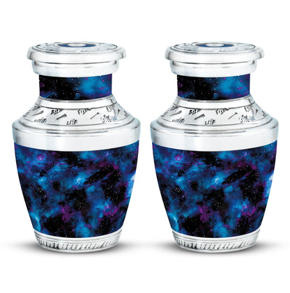 Personalized Galaxy Cremation Urn for Loved One - 10-inch, 200 cu in - Yatskia