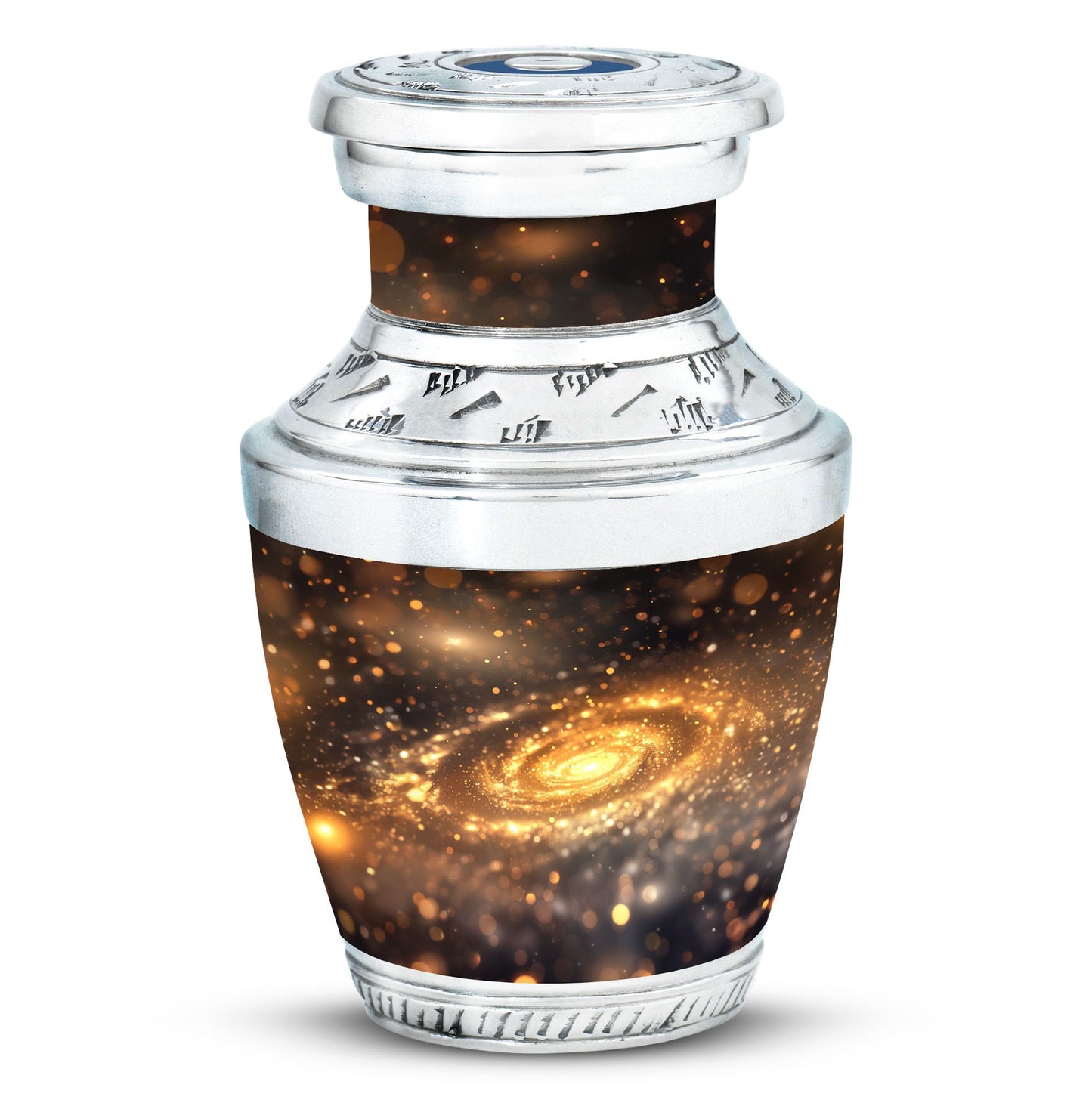 Personalized Galaxy Cremation Urn for Loved One - 10-inch, 200 cu in - Yatskia