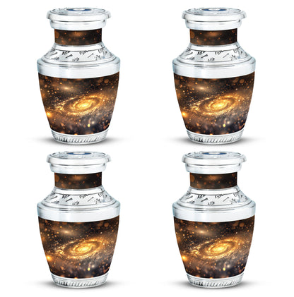 Personalized Galaxy Cremation Urn for Loved One - 10-inch, 200 cu in - Yatskia