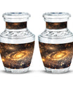 Beautiful Galaxy Decorative Funeral Urn - Burial Urns For Adult Human Ashes