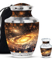 Beautiful Galaxy Decorative Funeral Urn - Burial Urns For Adult Human Ashes