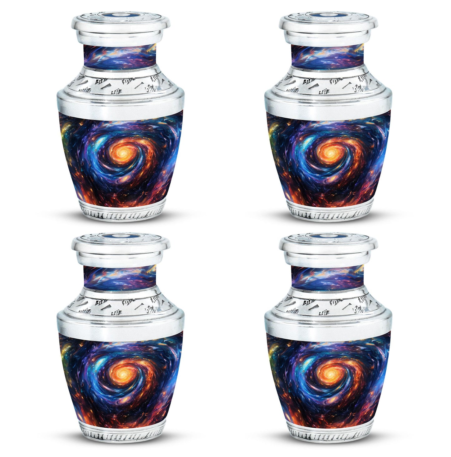 Galaxy Theme 3 Inch Keepsake Pack of 4