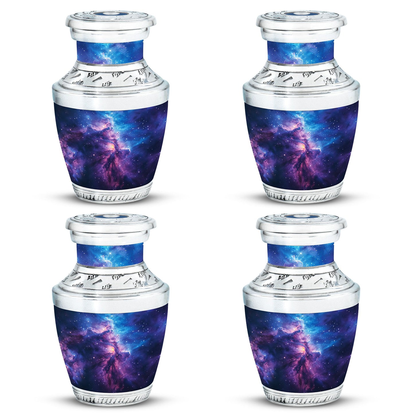 Galaxy Theme 3 Inch Keepsake Pack of 4
