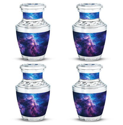 Galaxy Theme 3 Inch Keepsake Pack of 4