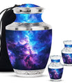 Galaxy Theme Large Urn With 2 Keepsake Urn