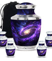 Galaxy Theme Large Urn With 4 Keepsake Urn