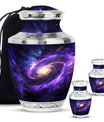 Galaxy Theme Large Urn With 2 Keepsake Urn
