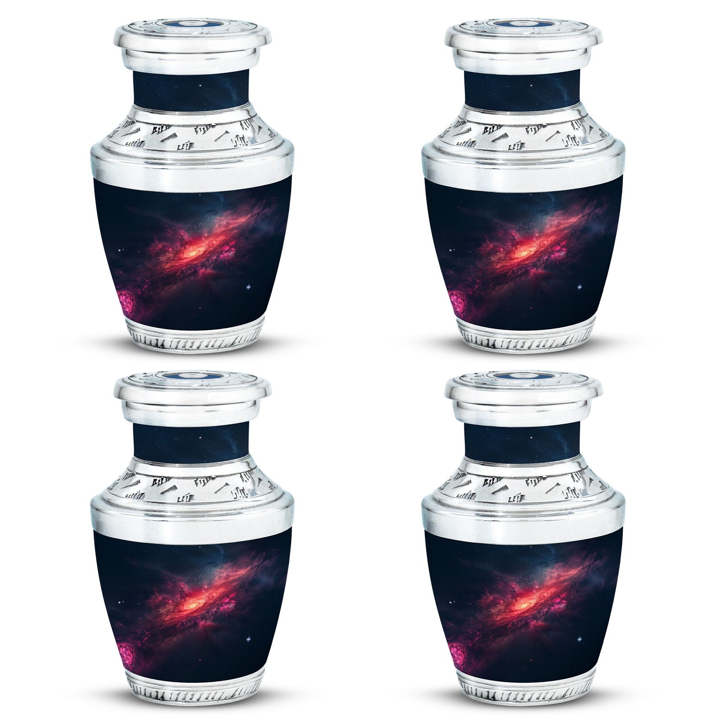 Galaxy Theme 3 Inch Keepsake Pack of 4
