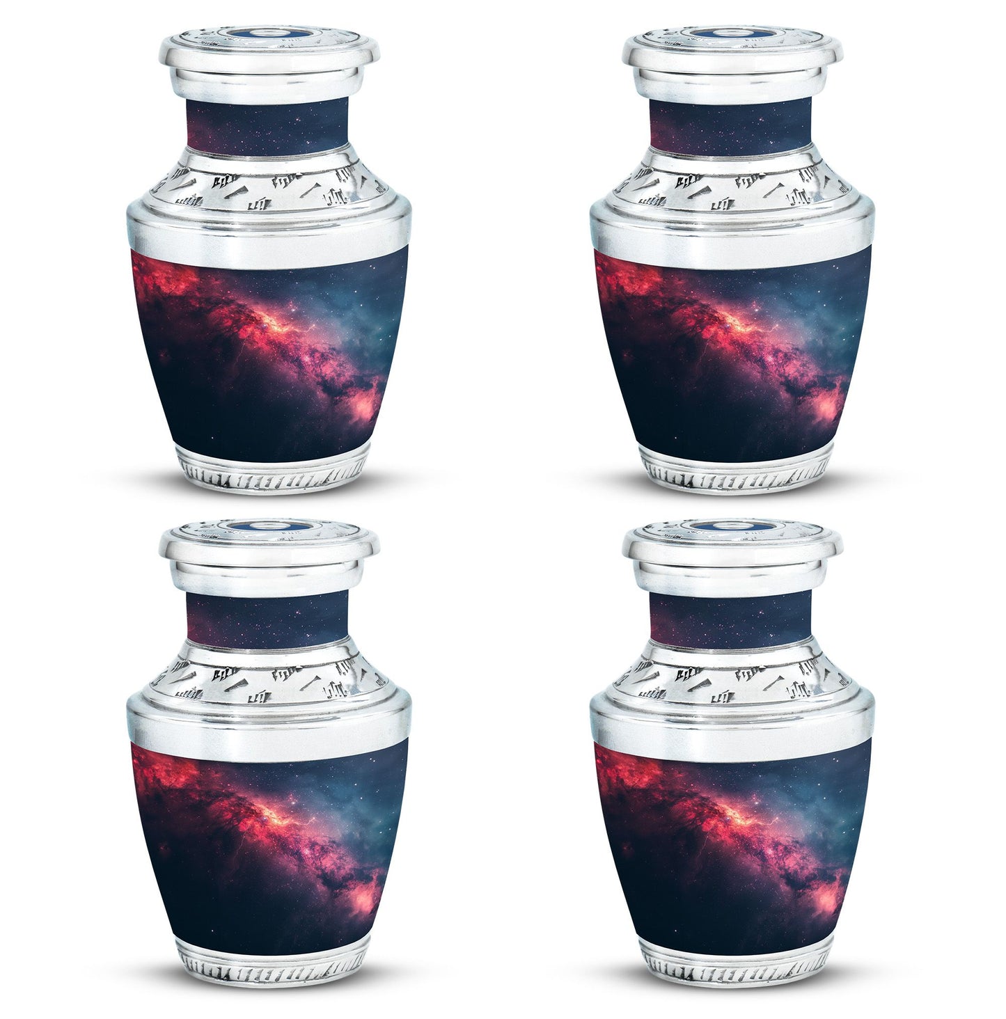 Galaxy Theme 3 Inch Keepsake Pack of 4