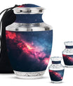 Galaxy Theme Large Urn With 2 Keepsake Urn