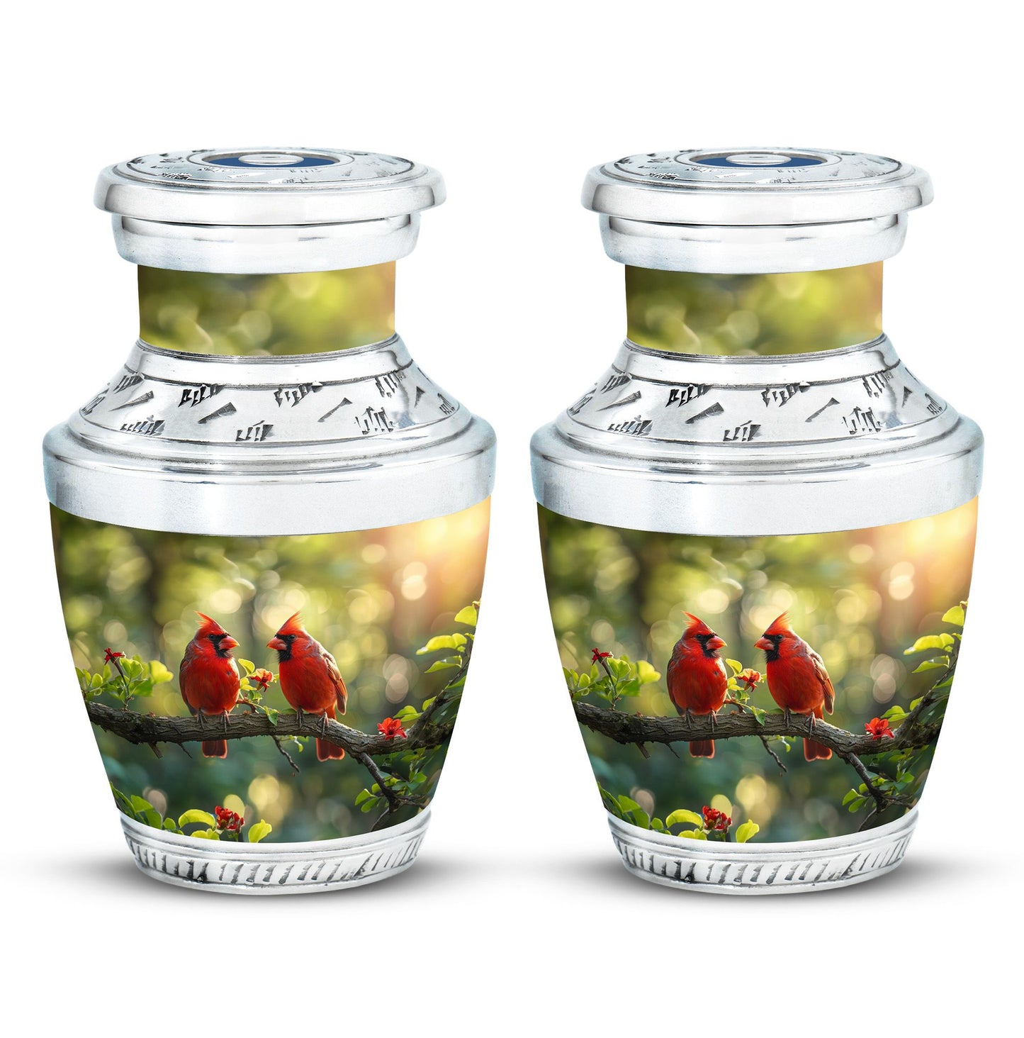 Cardinal Bird Theme 3 Inch Keepsake Pack of 2