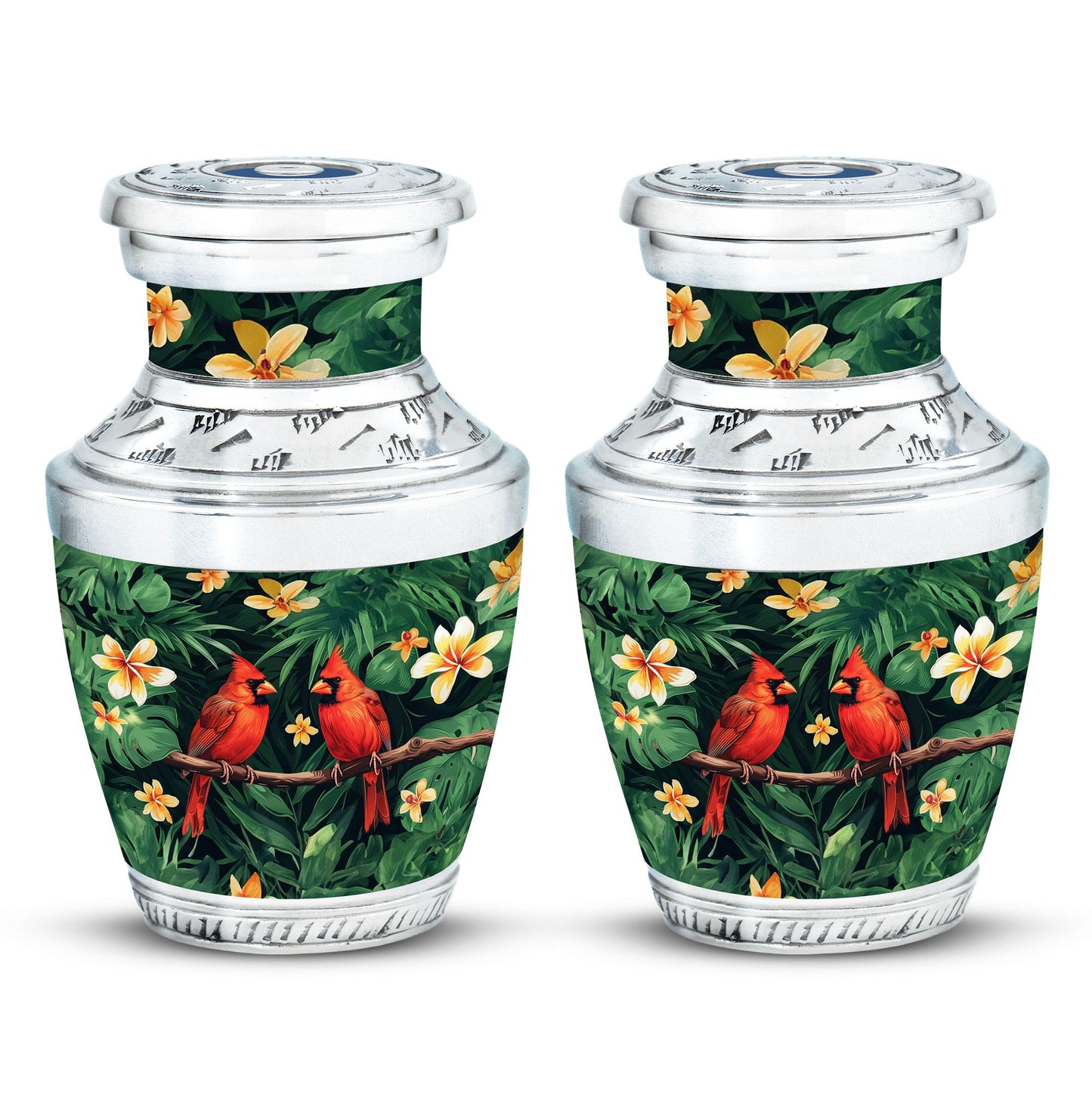 Cardinal Bird Theme 3 Inch Keepsake Pack of 2