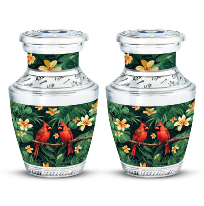 Cardinal Bird Theme 3 Inch Keepsake Pack of 2